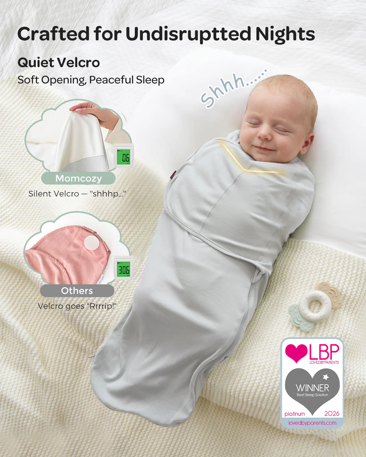 Momcozy Łatwy Otulacz Dla Niemowląt - Image 56