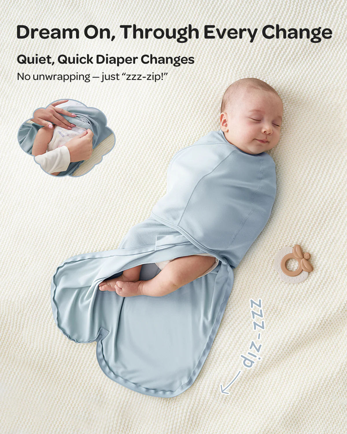 Momcozy Łatwy Otulacz Dla Niemowląt - Image 57