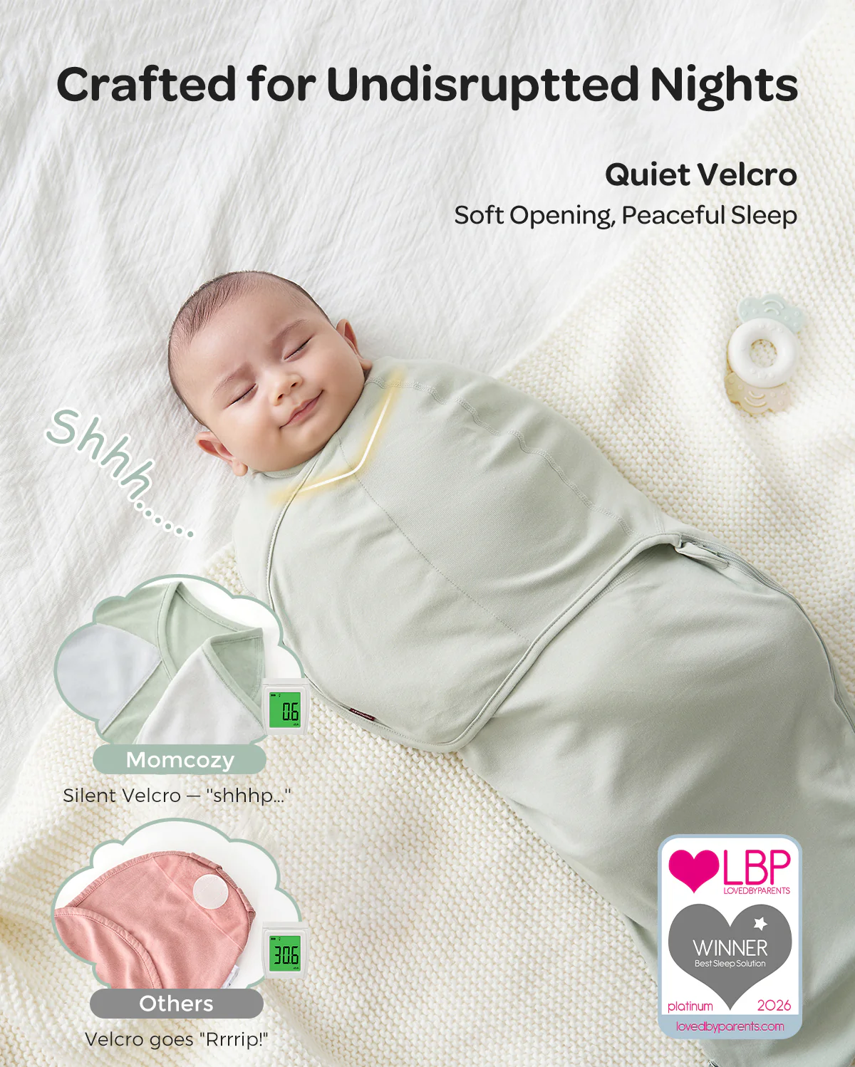Momcozy Łatwy Otulacz Dla Niemowląt - Image 72