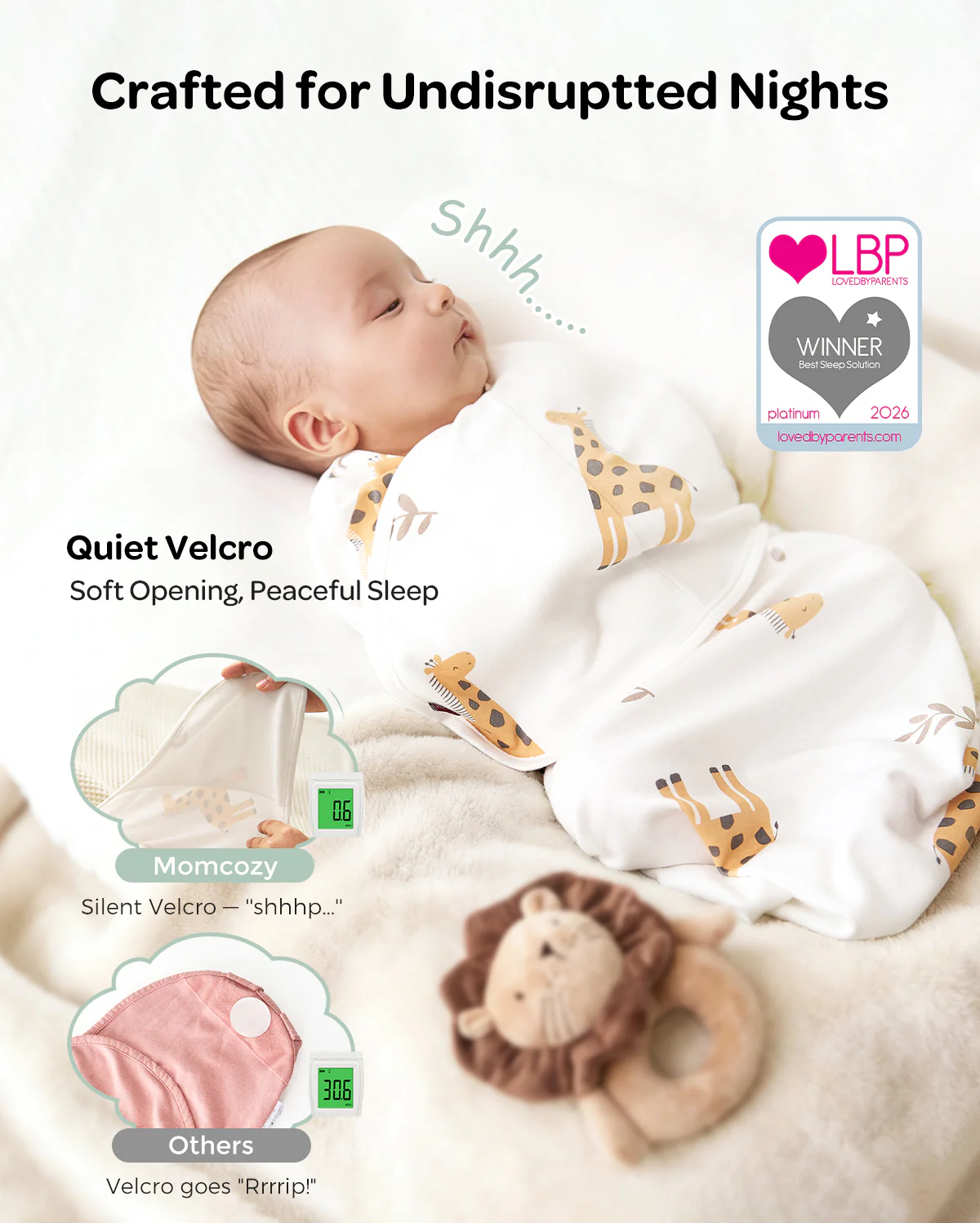 Momcozy Łatwy Otulacz Dla Niemowląt - Image 75