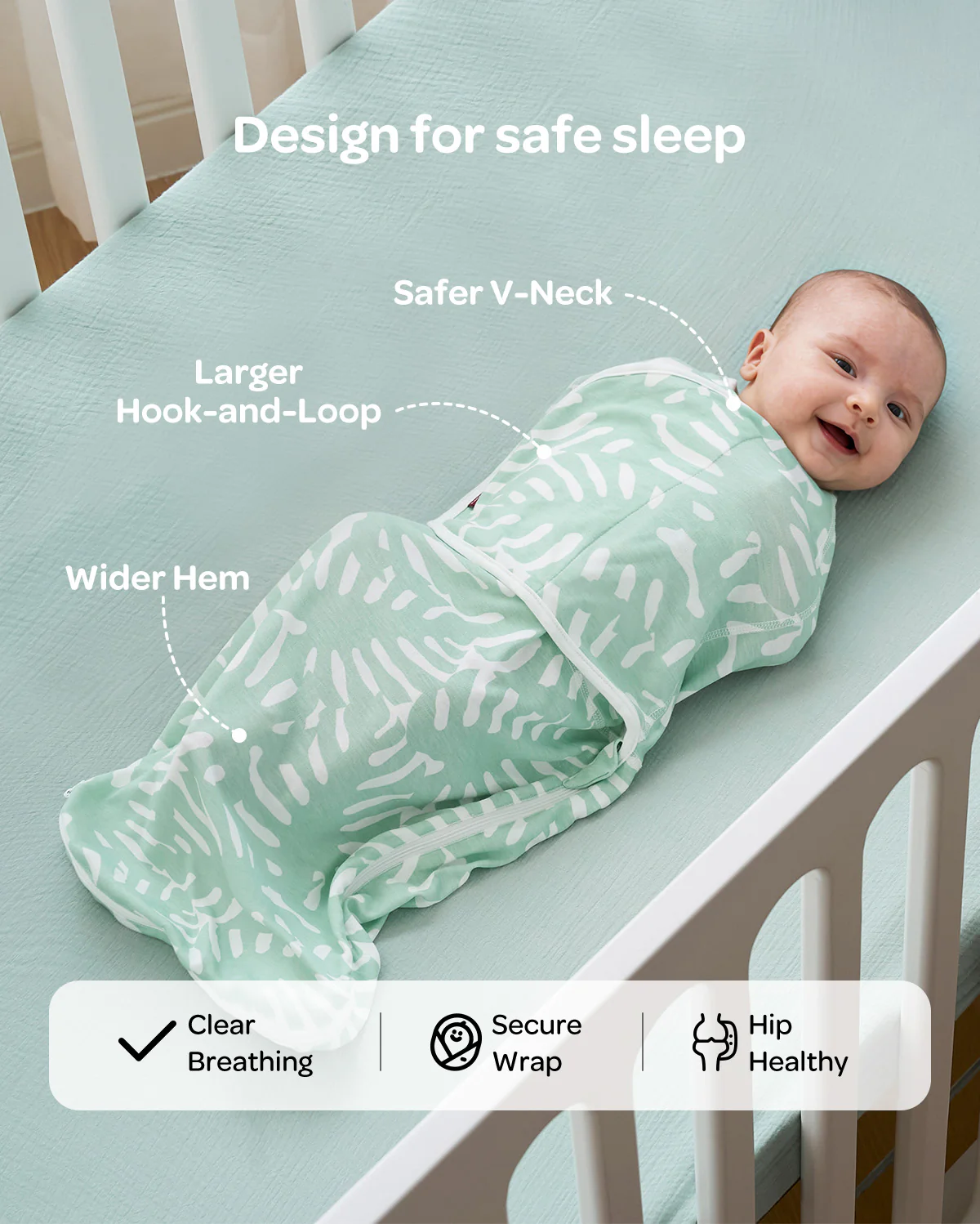Momcozy Łatwy Otulacz Dla Niemowląt - Image 8