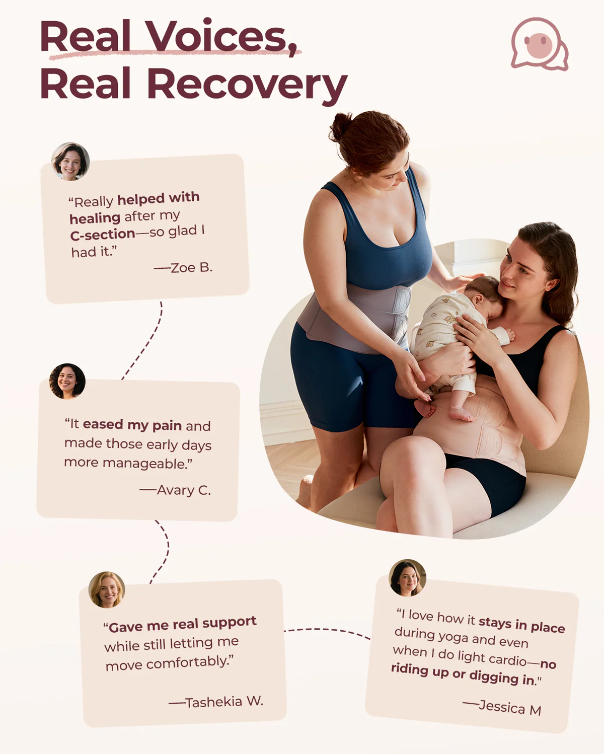 Momcozy Ergowrap™ Pas Poporodowy - Image 24