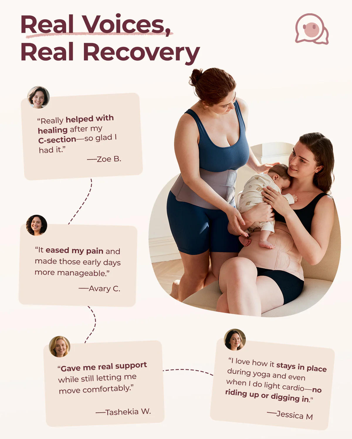 Momcozy Ergowrap™ Pas Poporodowy - Image 37