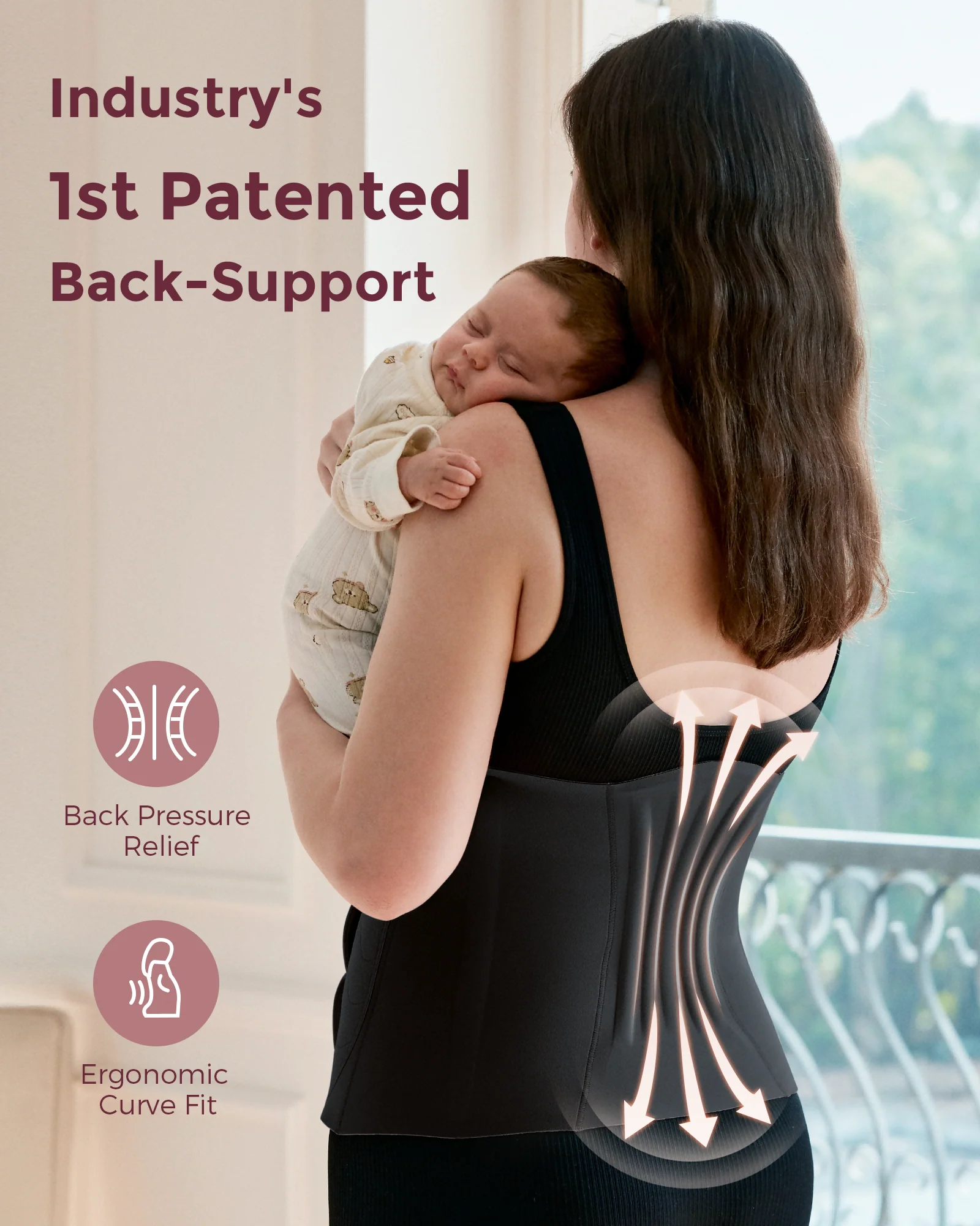 Momcozy Ergowrap™ Pas Poporodowy - Image 50