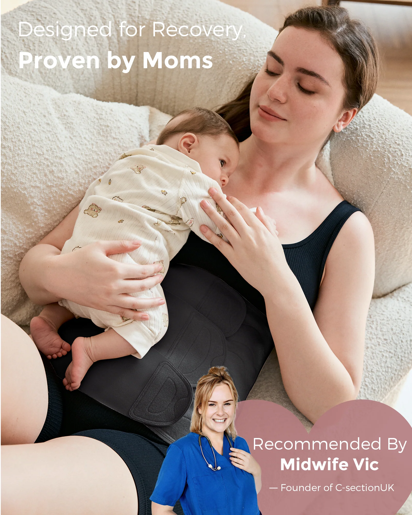 Momcozy Ergowrap™ Pas Poporodowy - Image 52