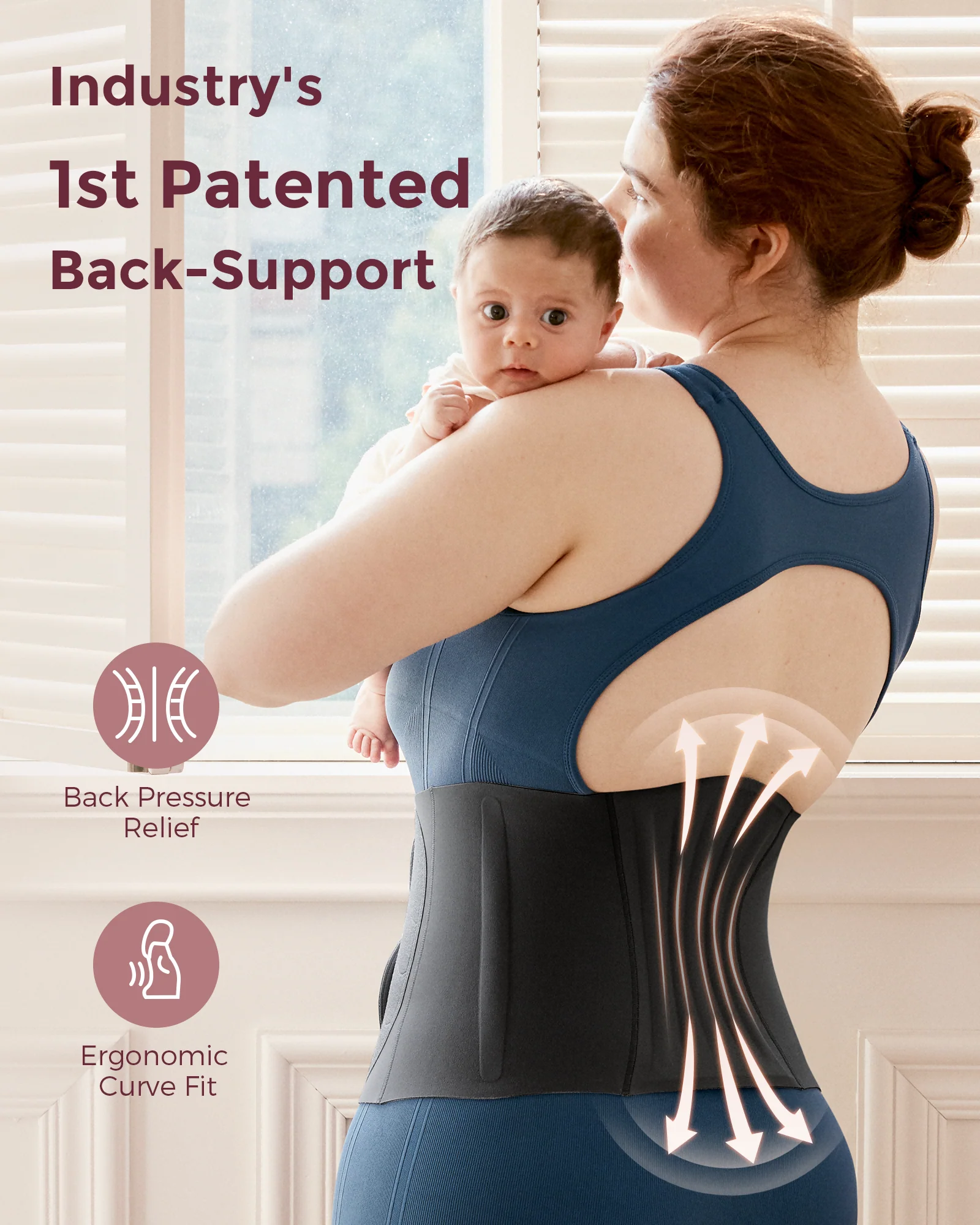Momcozy Ergowrap™ Pas Poporodowy - Image 54