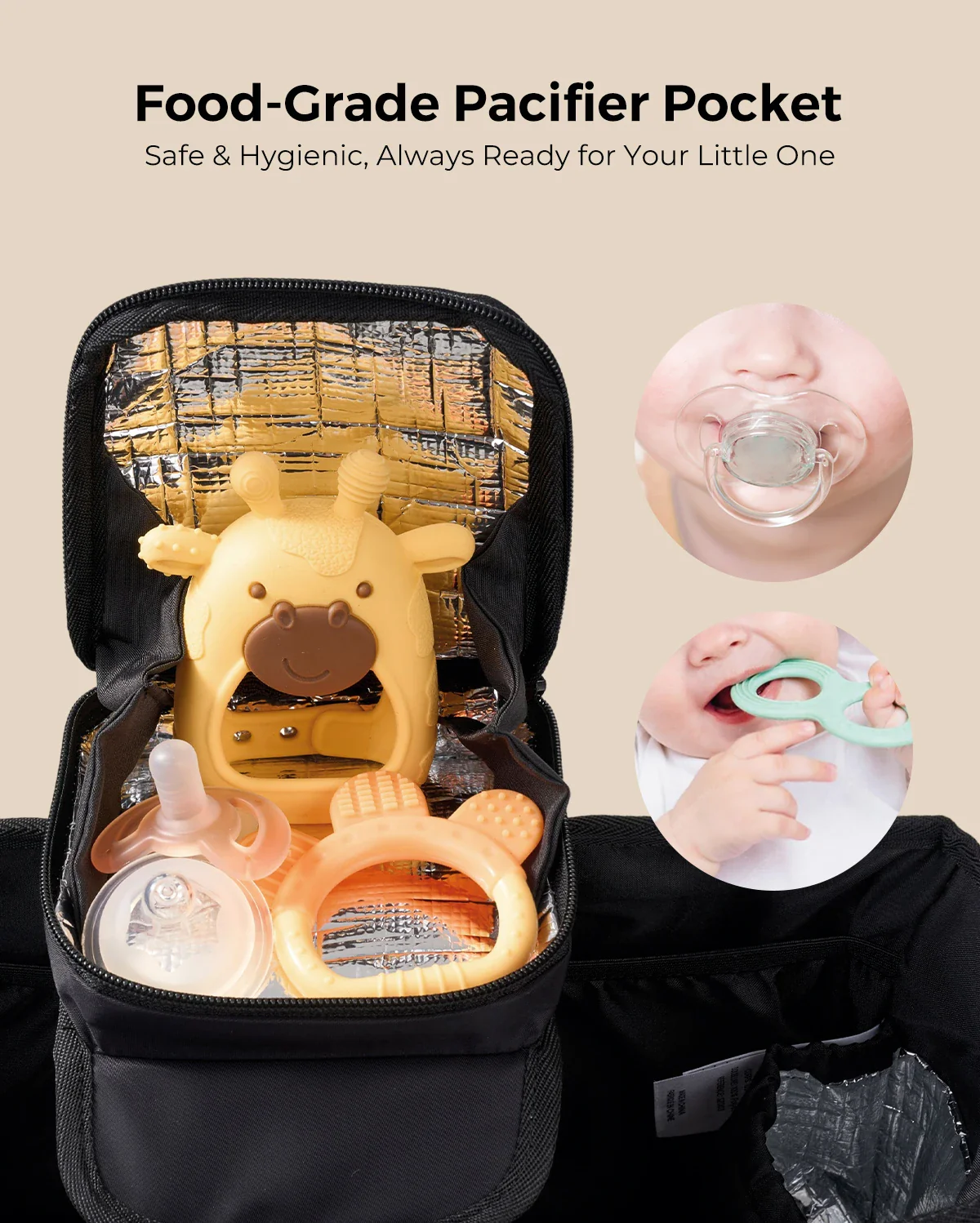 Momcozy Extra Large Stroller Organizer - Image 3