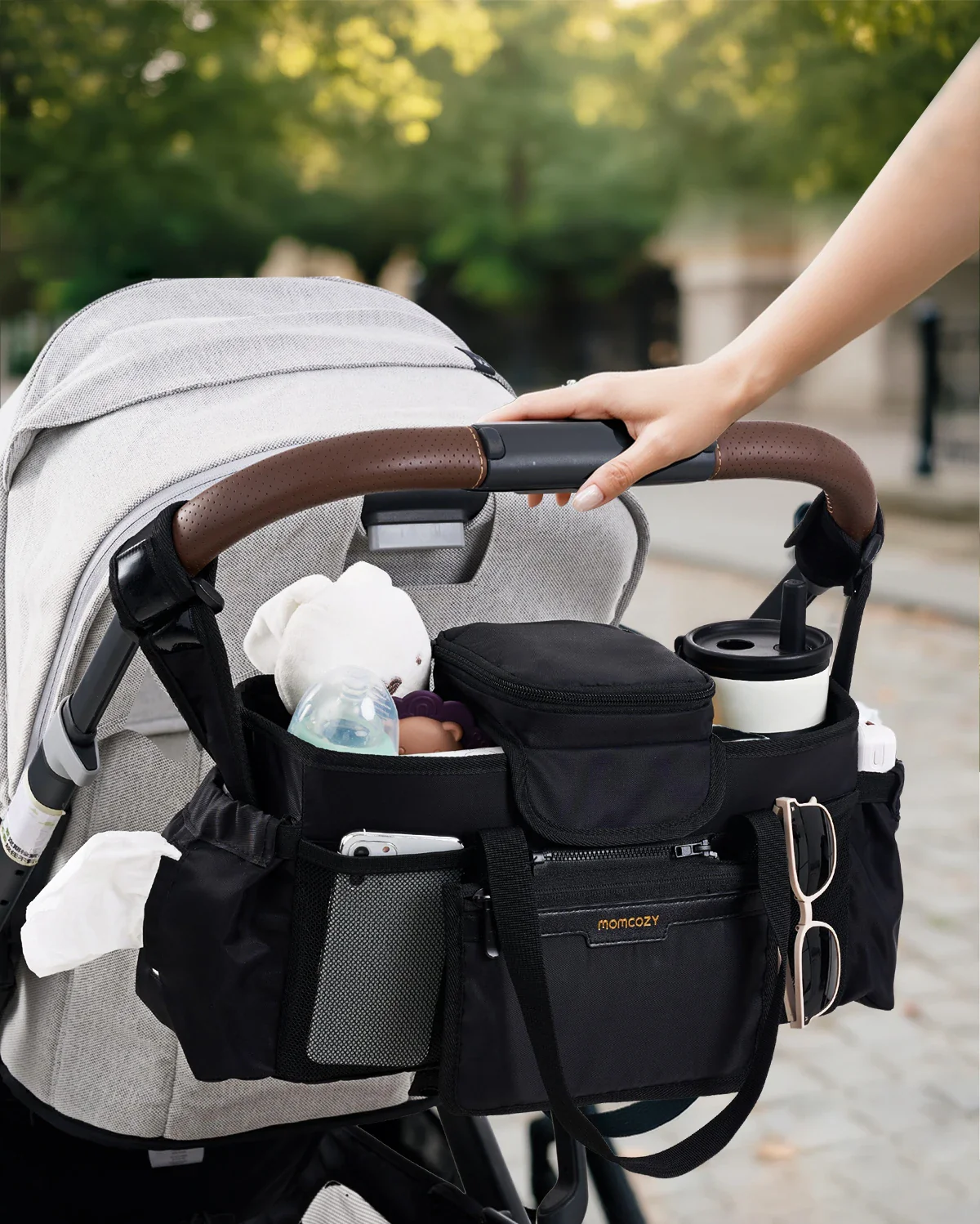 Momcozy Extra Large Stroller Organizer - Image 7