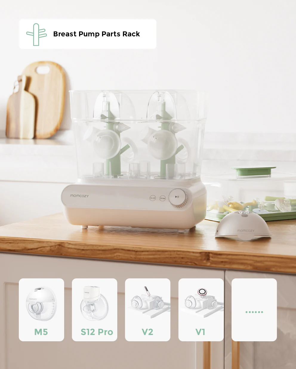 Momcozy 3 Layers Fast Bottle Sterilizer and Dryer - Image 4