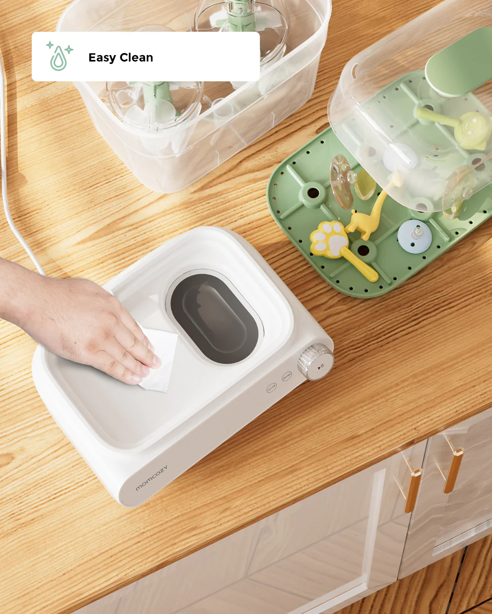 Momcozy 3 Layers Fast Bottle Sterilizer and Dryer - Image 5