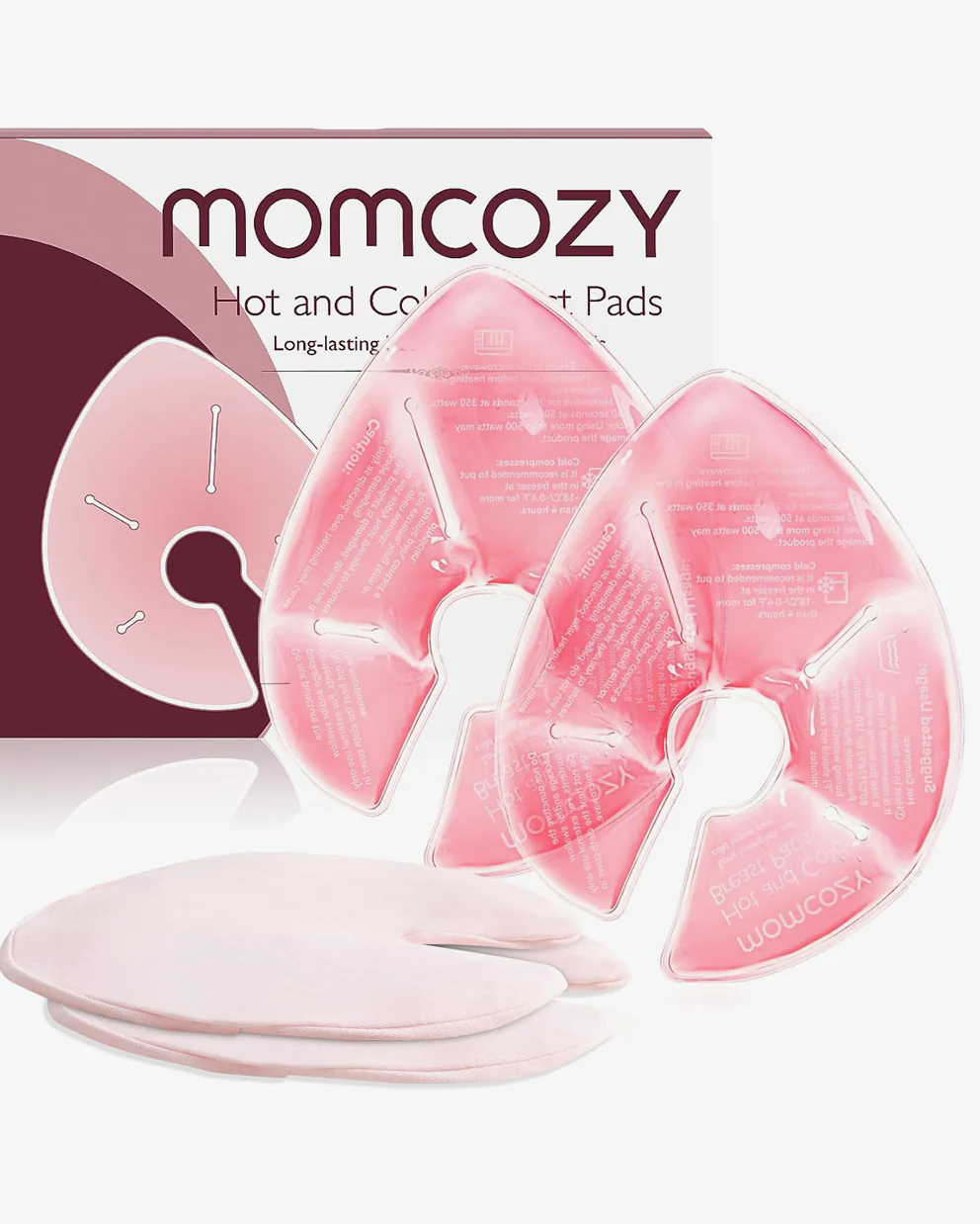 Momcozy Wkładki Laktacyjne na Ciepło i Zimno z 2 Miękkimi Pokrowcami - Image 6