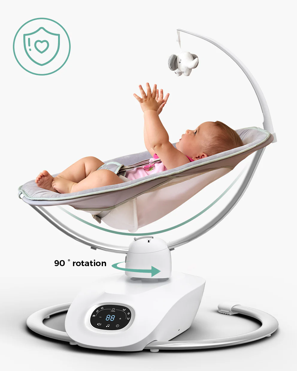 Momcozy Infant Insert kompatybilna z Momcozy Cocosway Leżaczek - Image 11