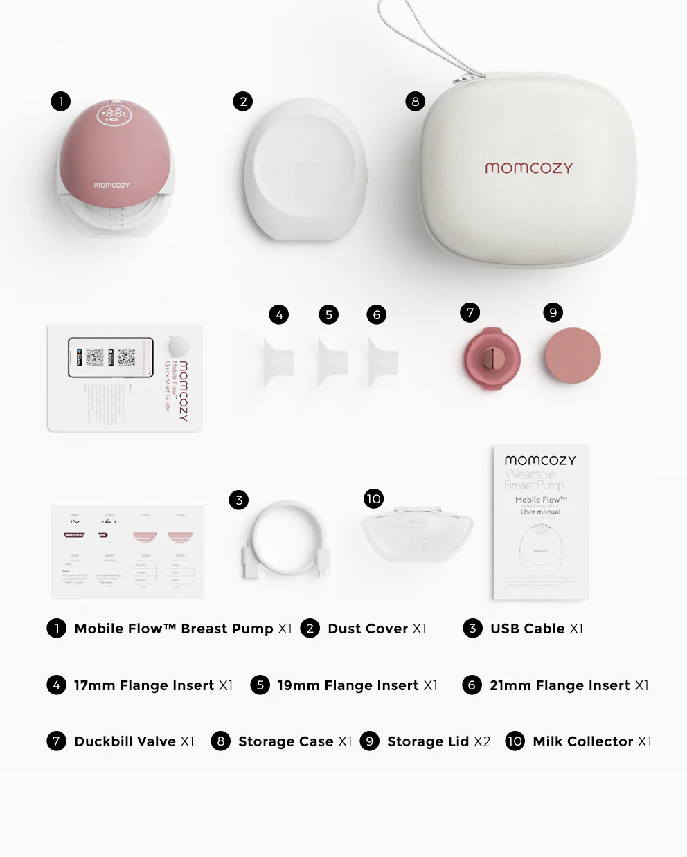 Momcozy Mobile Flow™ Laktator Muszlowy | M9 1.0 - Image 9