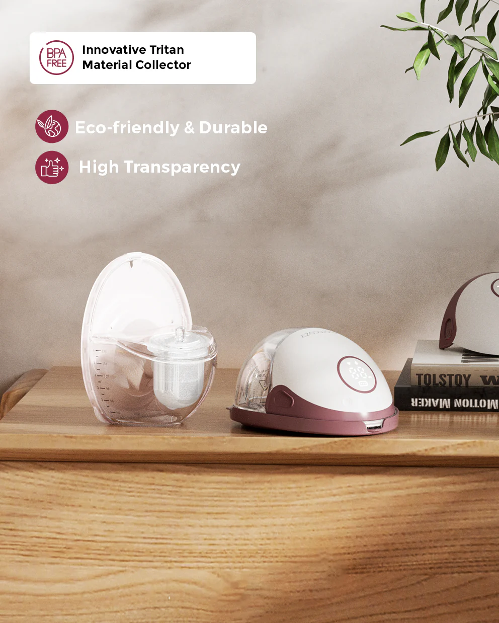 Momcozy Mobile Style™ Smukły Laktator Muszlowy | M6 - Image 11