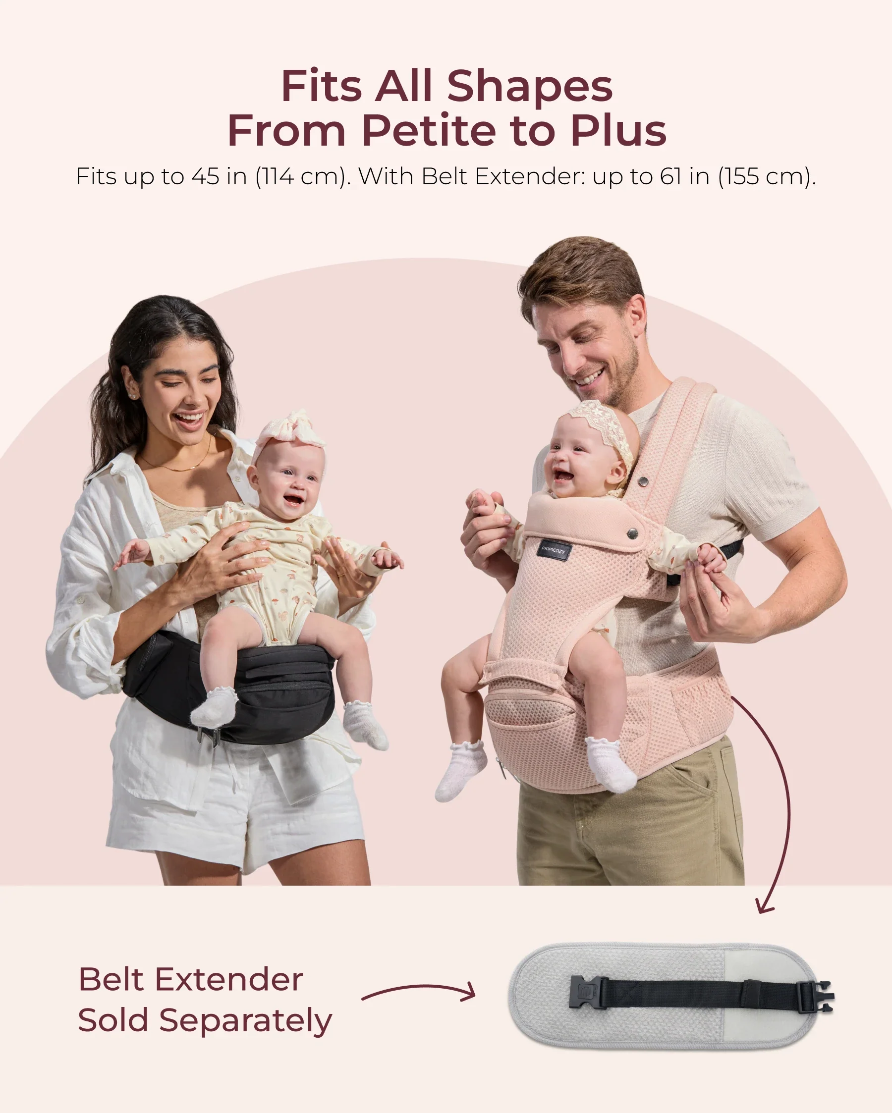 Momcozy 2-in-1 Nosidełko Biodrowe - Image 20