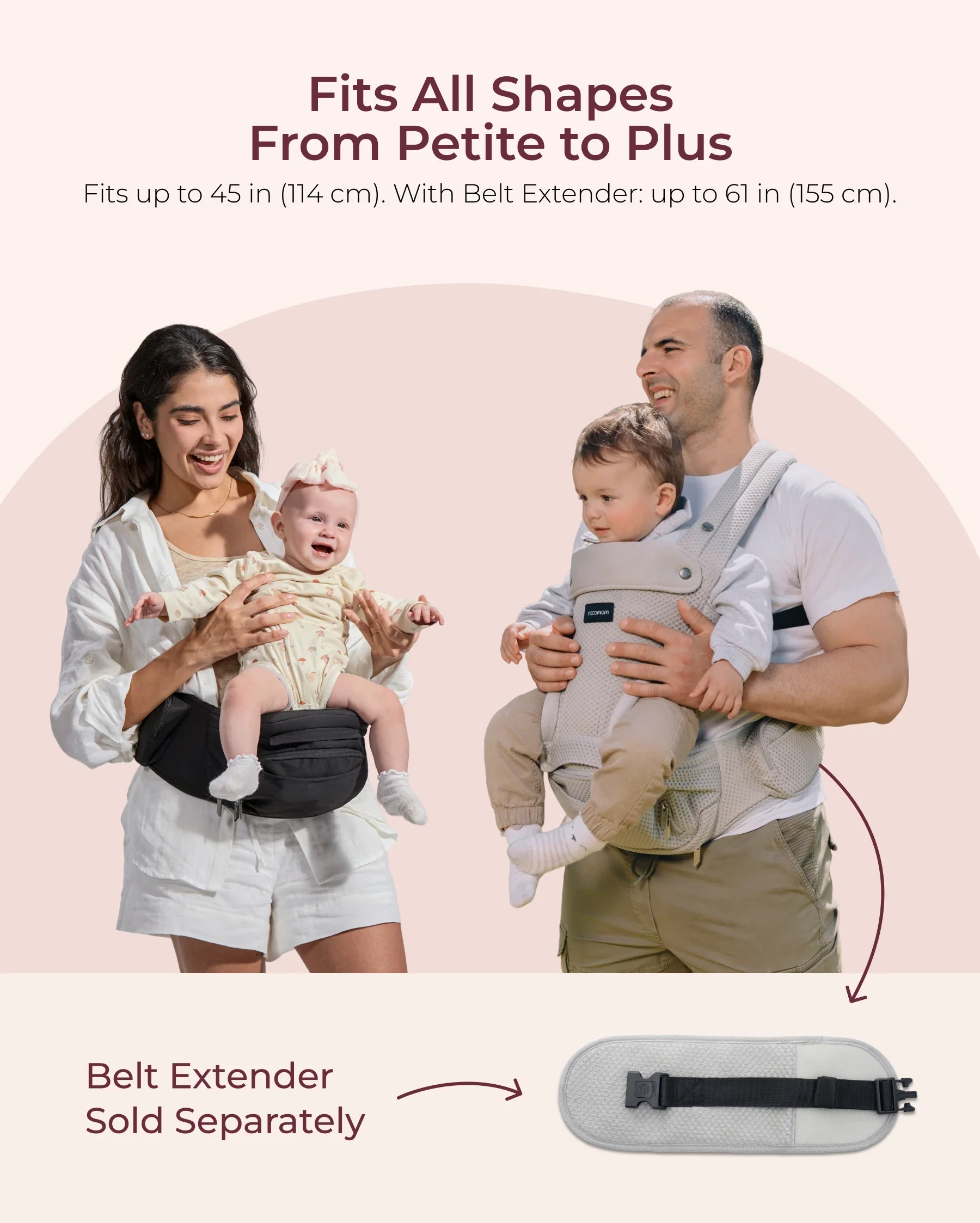 Momcozy 2-in-1 Nosidełko Biodrowe - Image 25