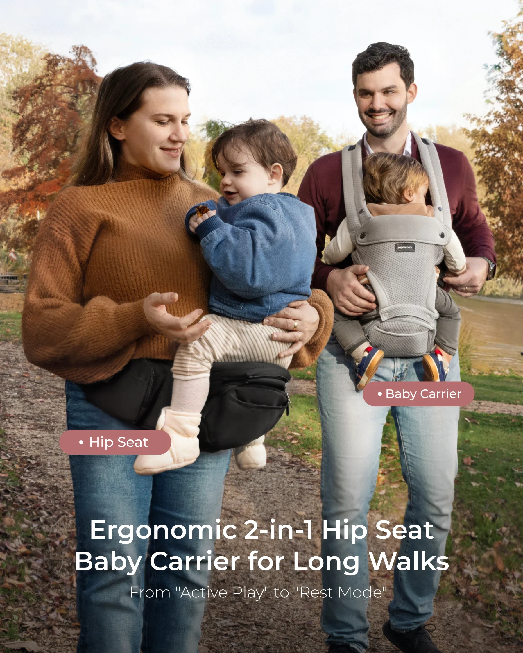 Momcozy 2-in-1 Nosidełko Biodrowe - Image 27