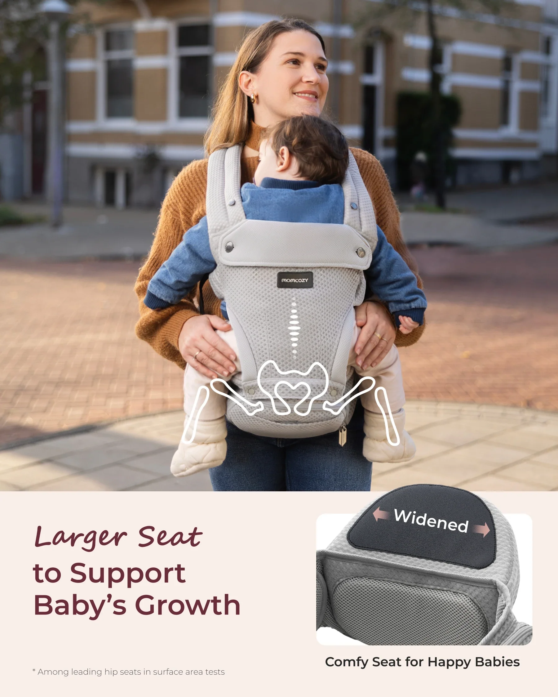Momcozy 2-in-1 Nosidełko Biodrowe - Image 28