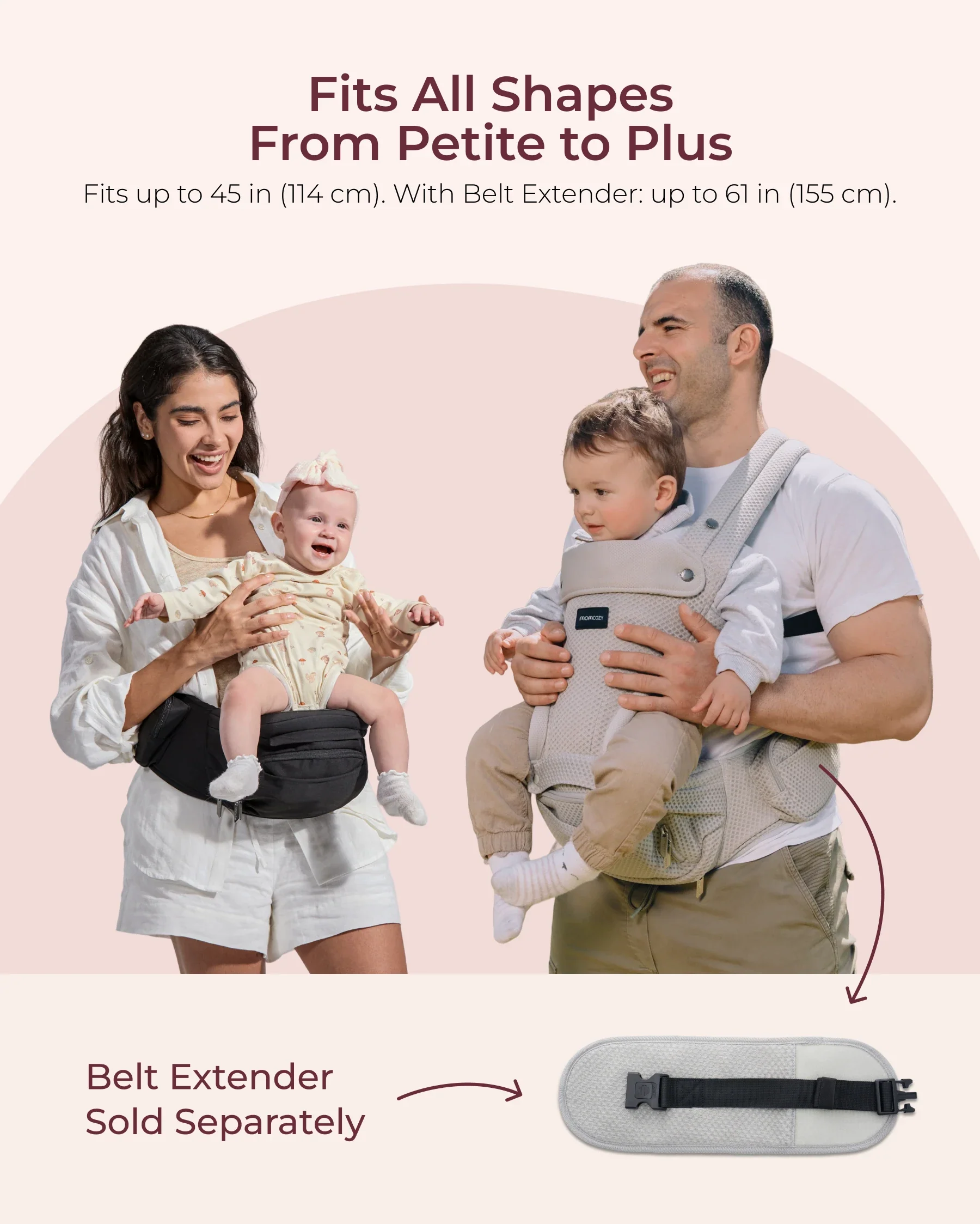 Momcozy 2-in-1 Nosidełko Biodrowe - Image 8