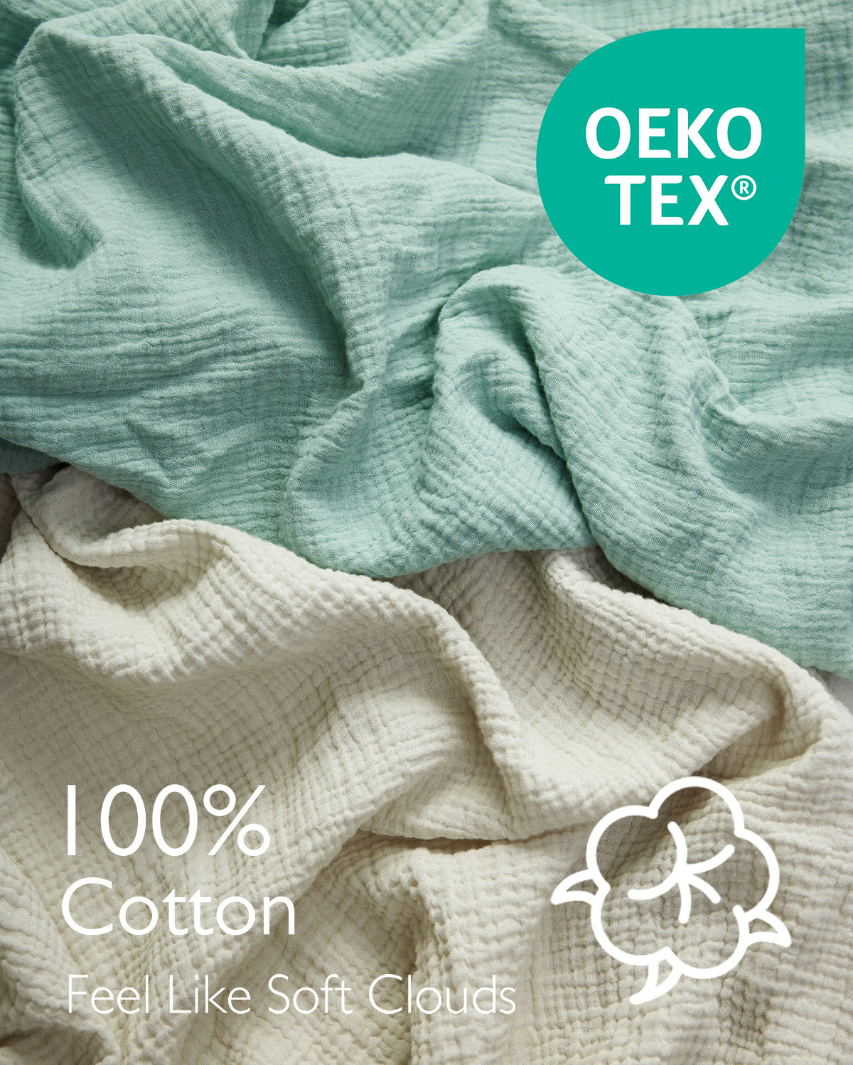 Momcozy Muślin zamontowany arkusze łóżeczków - 2 rozmiary - Image 10