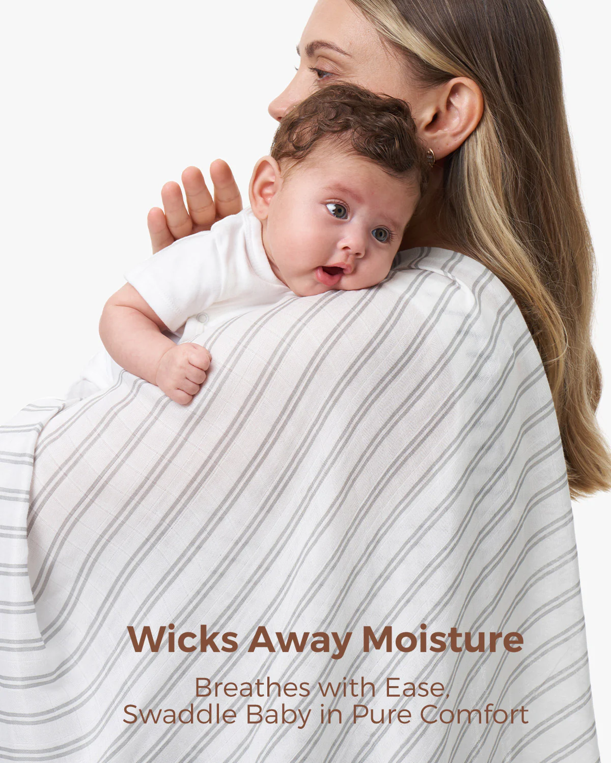 Momcozy Muślin Swaddle Baby Koce, 4 paczki - Image 26