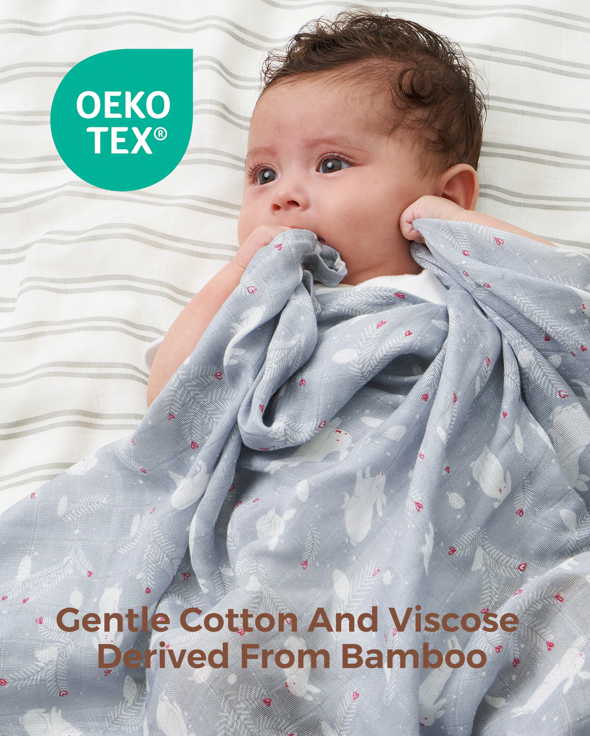 Momcozy Muślin Swaddle Baby Koce, 4 paczki - Image 29