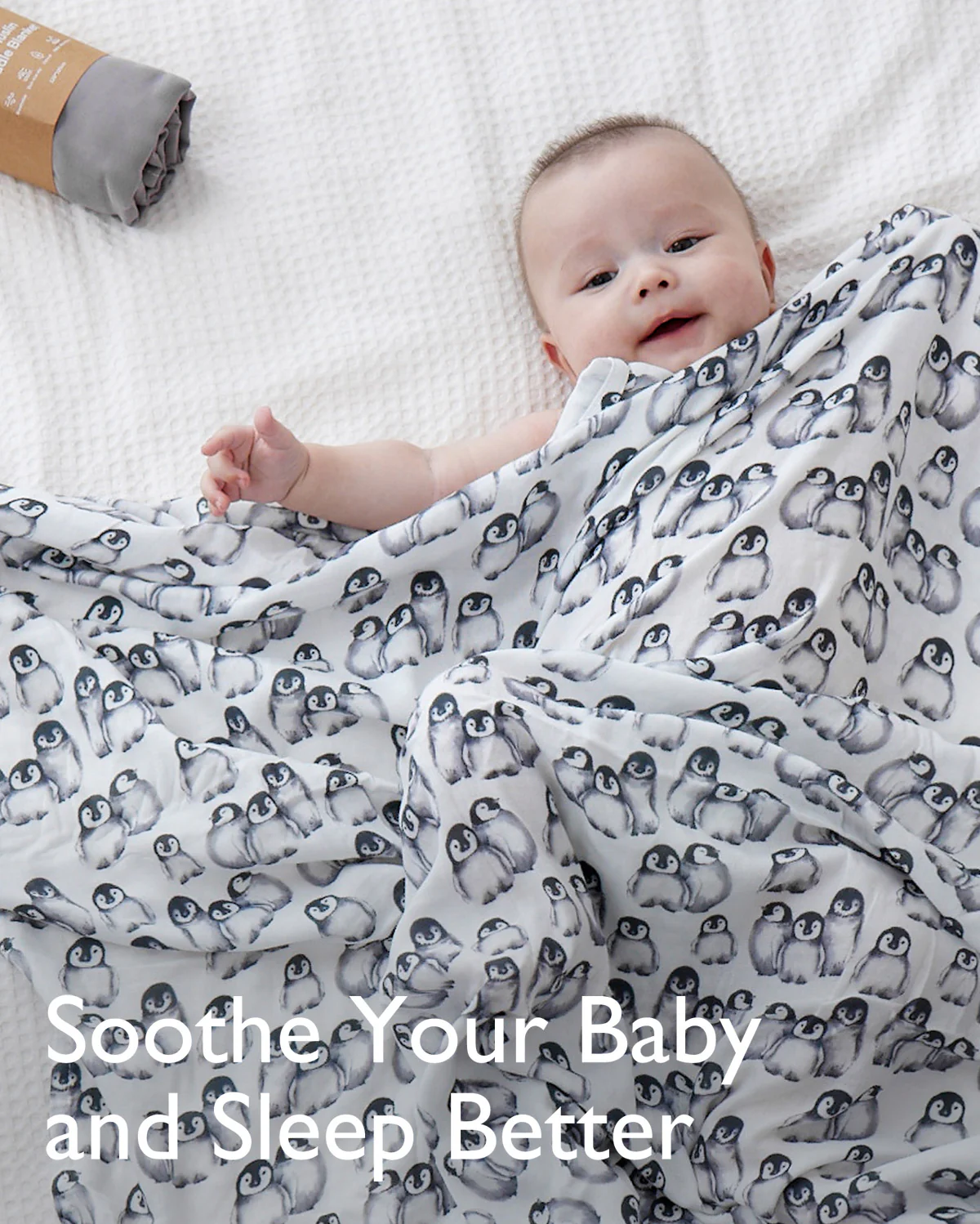 Momcozy Muślin Swaddle Baby Koce, 4 paczki - Image 40