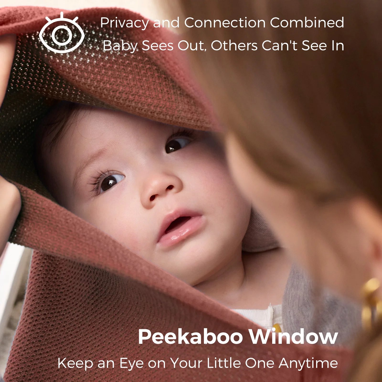 Momcozy Chusta do Karmienia - Miękkie, Oddychające, Wielofunkcyjne Ponczo Zapewniające Prywatność - Image 9