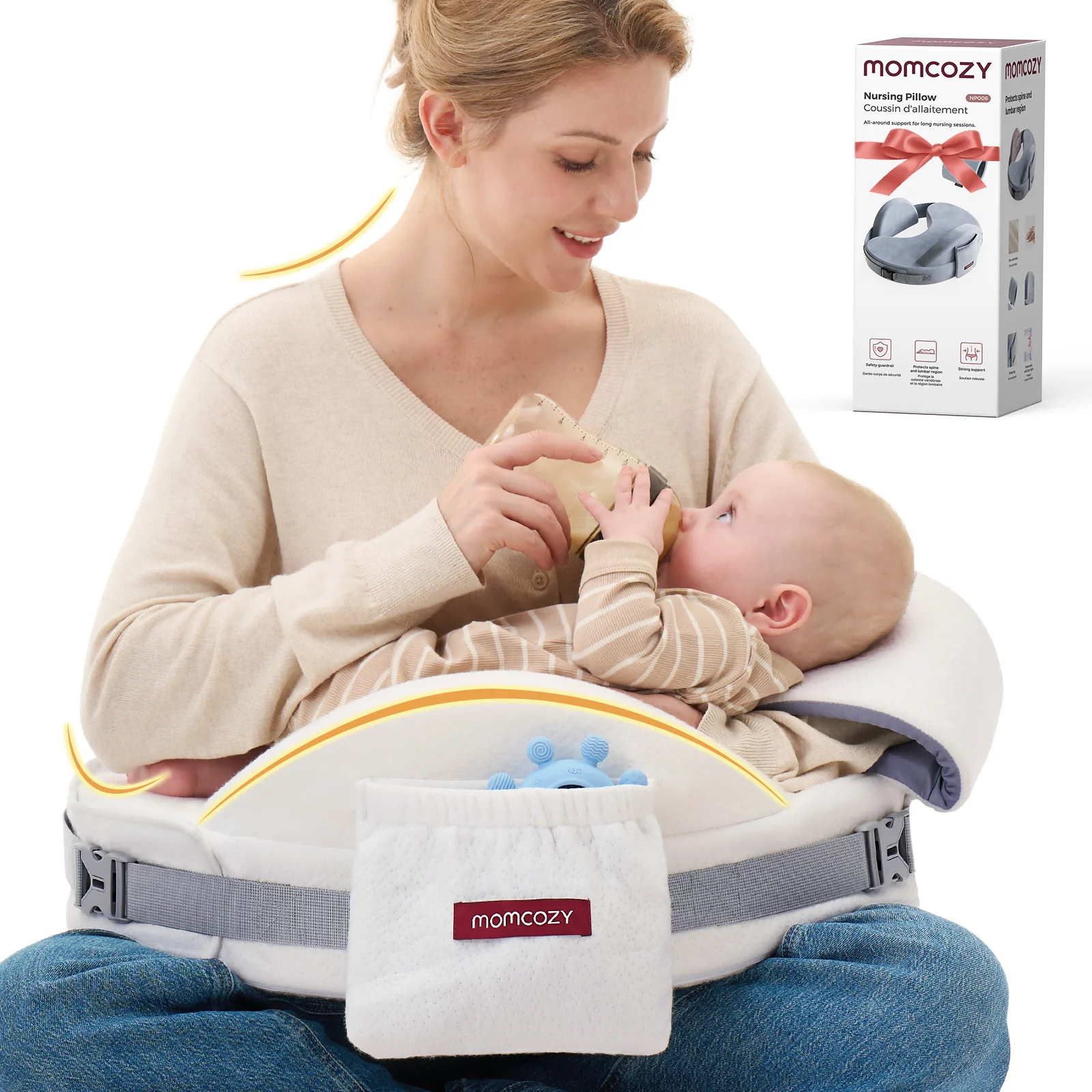 Momcozy MaxSupport Poduszka do Karmienia - Image 29