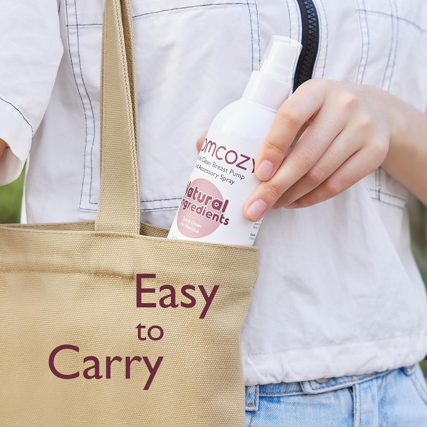 Momcozy przenośny spray do czyszczenia pompki do roli - Image 3