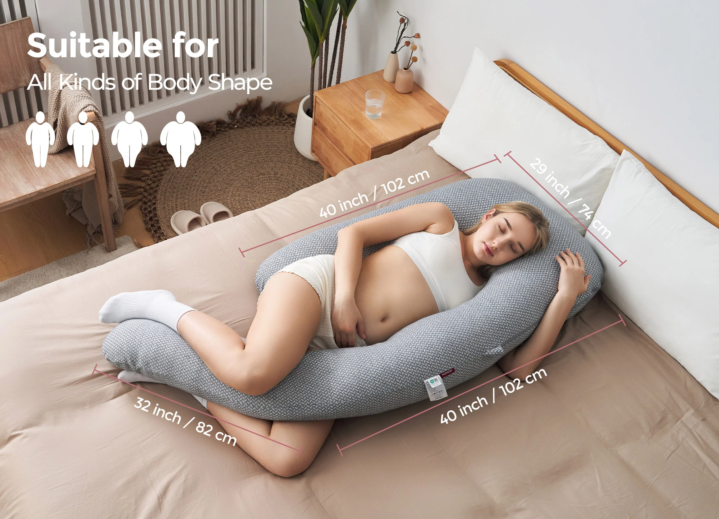 Momcozy Dreamlign Poduszka Ciążowa  - Image 13