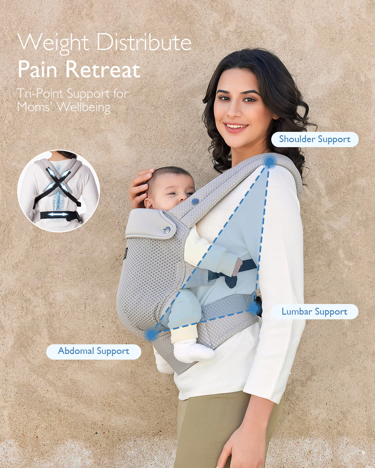 Nosidełko dla Dziecka Momcozy PureHug Air Mesh - Image 14