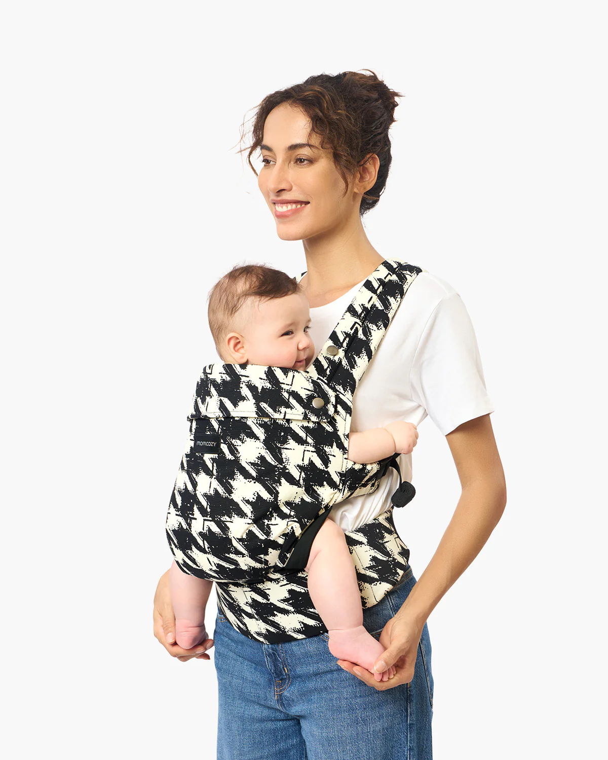 Momcozy PureHug Nosidełko dla Dzieci - Bawełna Pepitka - Image 9