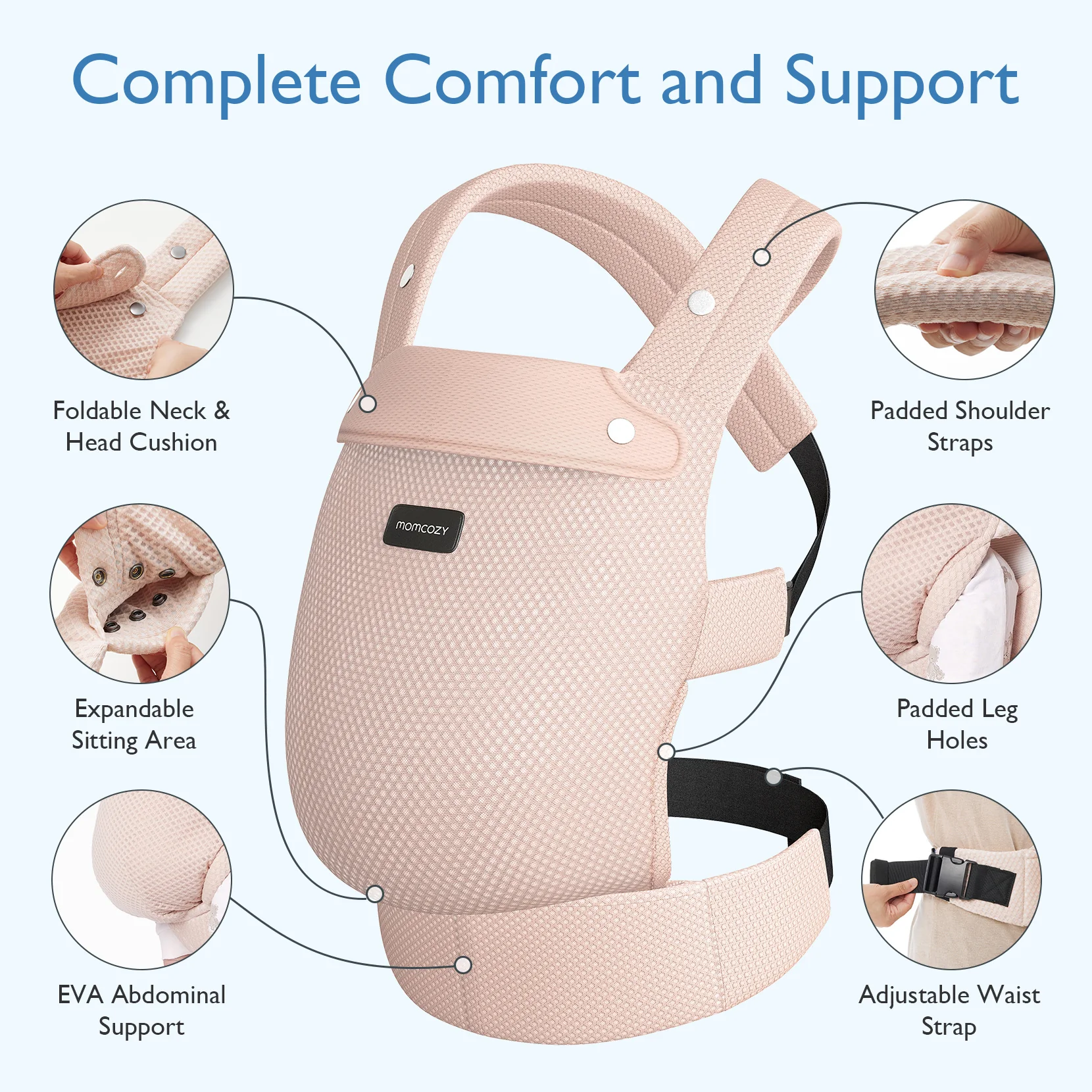 PureHug Nosidełko dla Dzieci - Ergonomiczne, Wygodne i Lekkie - Image 43
