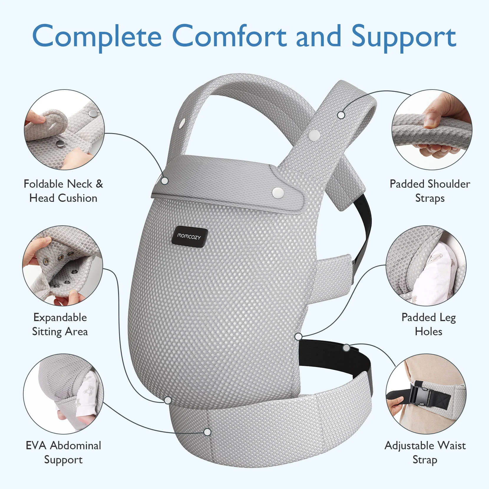 PureHug Nosidełko dla Dzieci - Ergonomiczne, Wygodne i Lekkie - Image 48