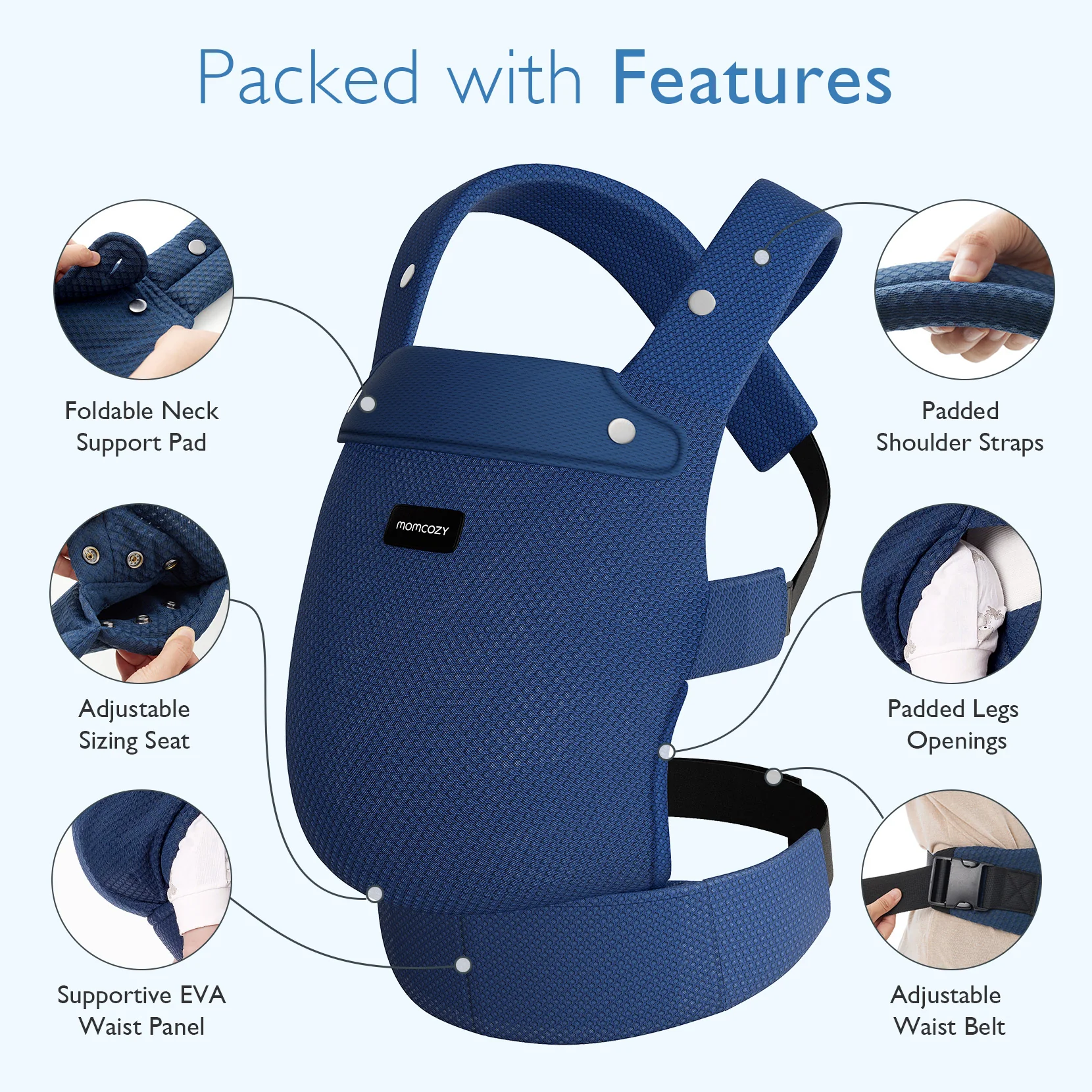 PureHug Nosidełko dla Dzieci - Ergonomiczne, Wygodne i Lekkie - Image 57