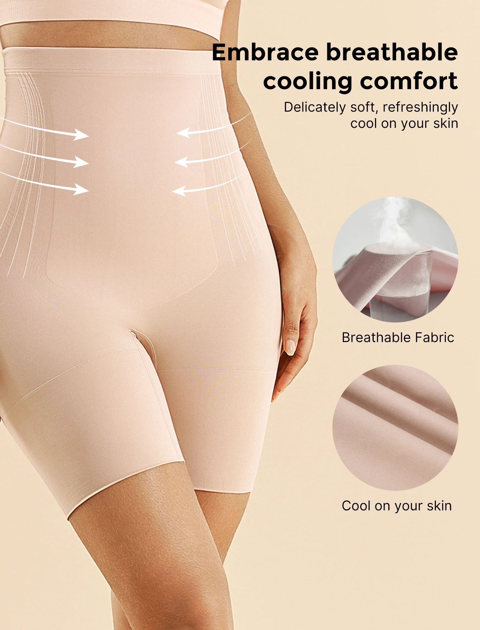 Momcozy Bezszwowe Szorty Modelujące Brzuch – Połóg i Codzienne Noszenie - Image 2