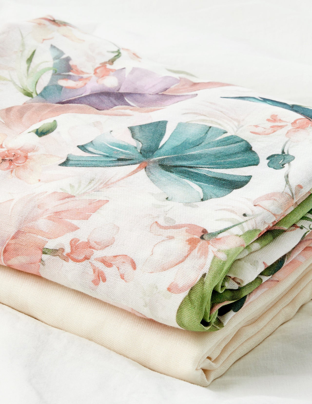 Momcozy Softness Swaddle Koce - piękny królik (2 paczki) - Image 5