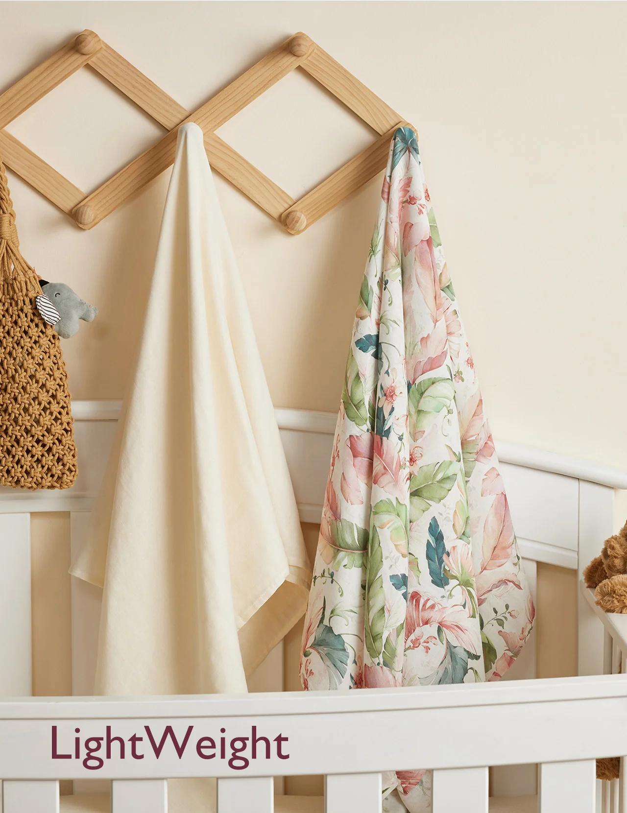 Momcozy Softness Swaddle Koce - piękny królik (2 paczki) - Image 6