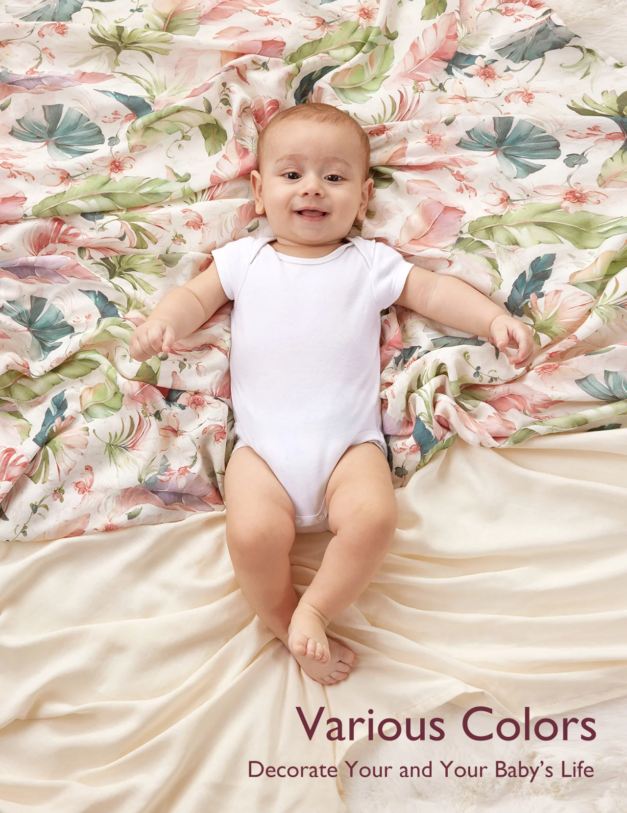 Momcozy Softness Swaddle Koce - piękny królik (2 paczki) - Image 8