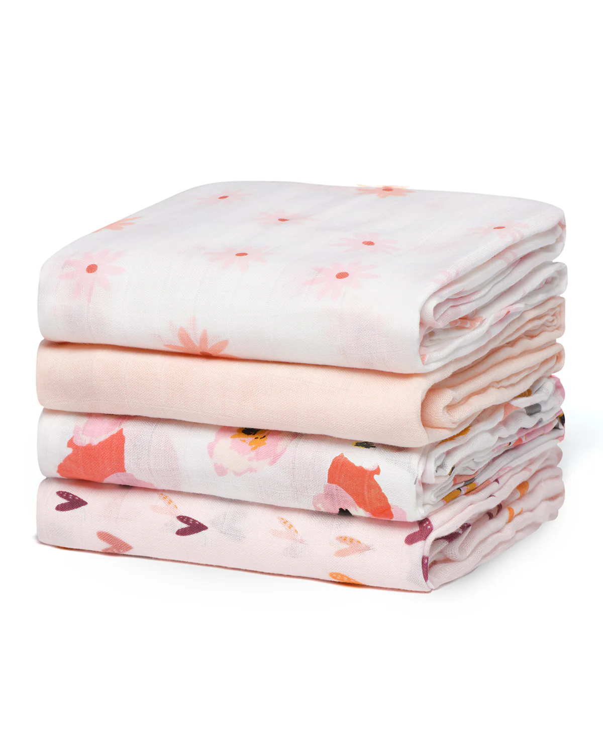 Momcozy Muślin Swaddle Baby Koce, 4 paczki - Image 3