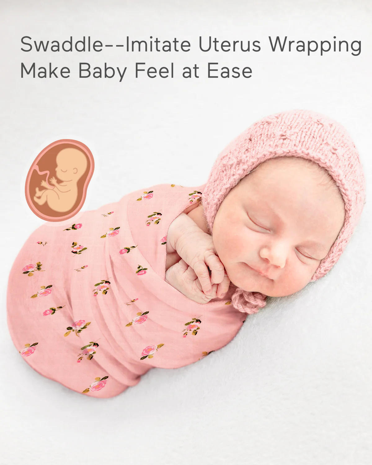 Momcozy Muślin Swaddle Baby Koce, 4 paczki - Image 36