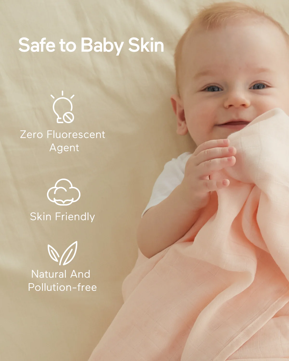 Momcozy Muślin Swaddle Baby Koce, 4 paczki - Image 43