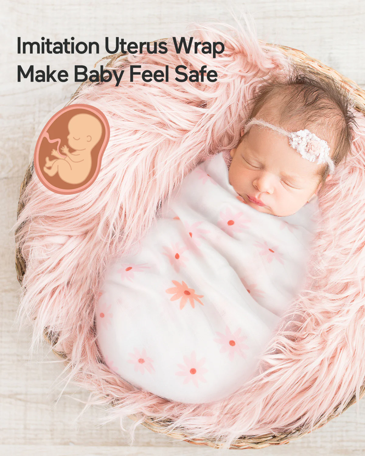 Momcozy Muślin Swaddle Baby Koce, 4 paczki - Image 44