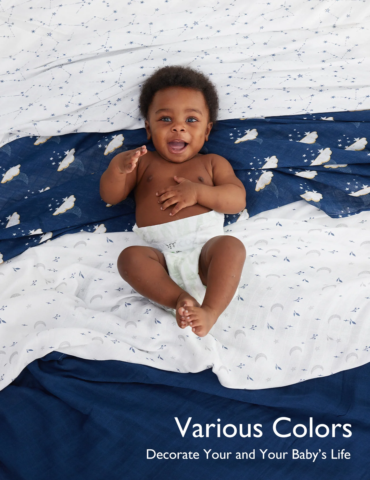 Momcozy Softness Swaddle Koce - Purple Flower (2 paczki) - Image 7