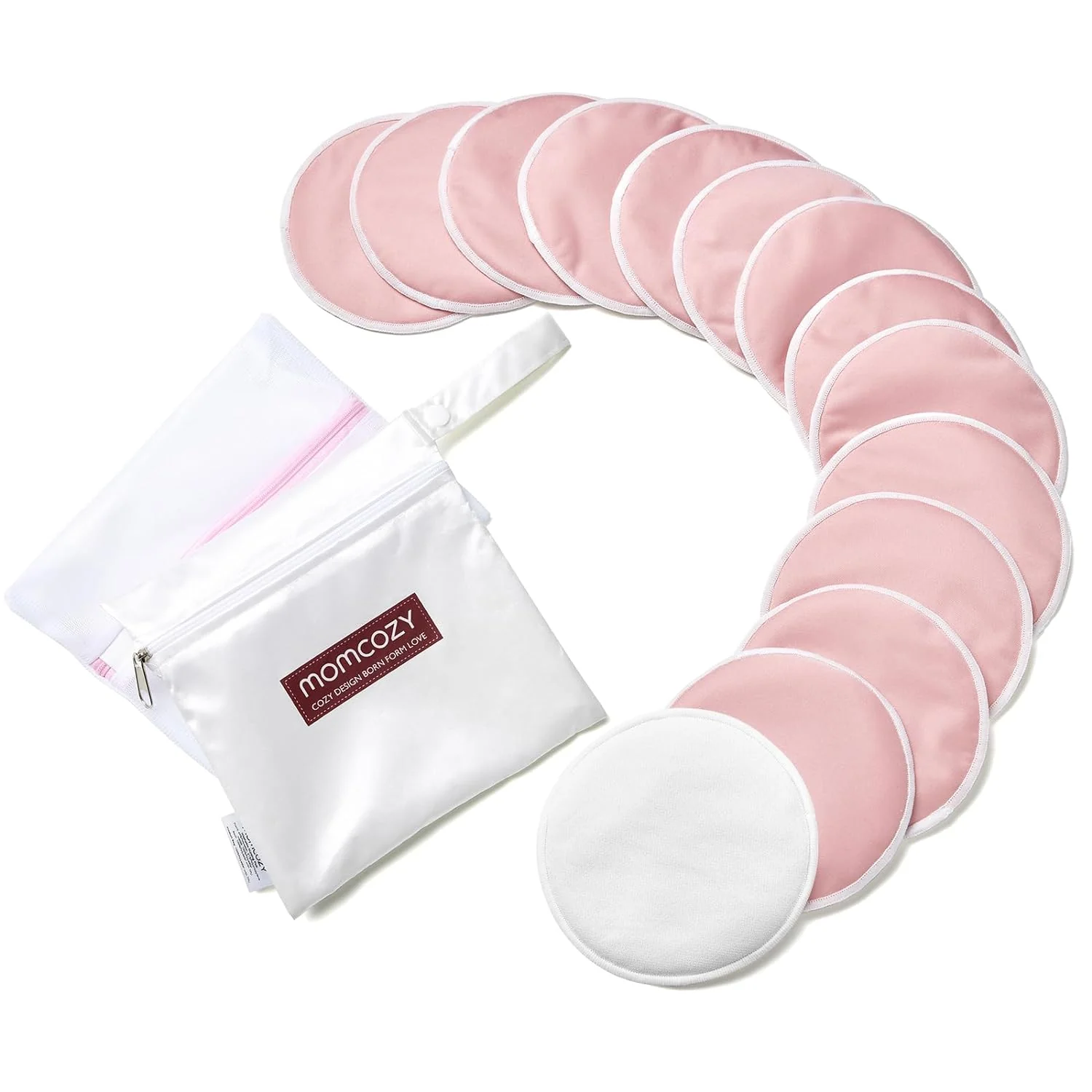 Momcozy Wielorazowe Wkładki Laktacyjne - 14 Sztuk - Image 8