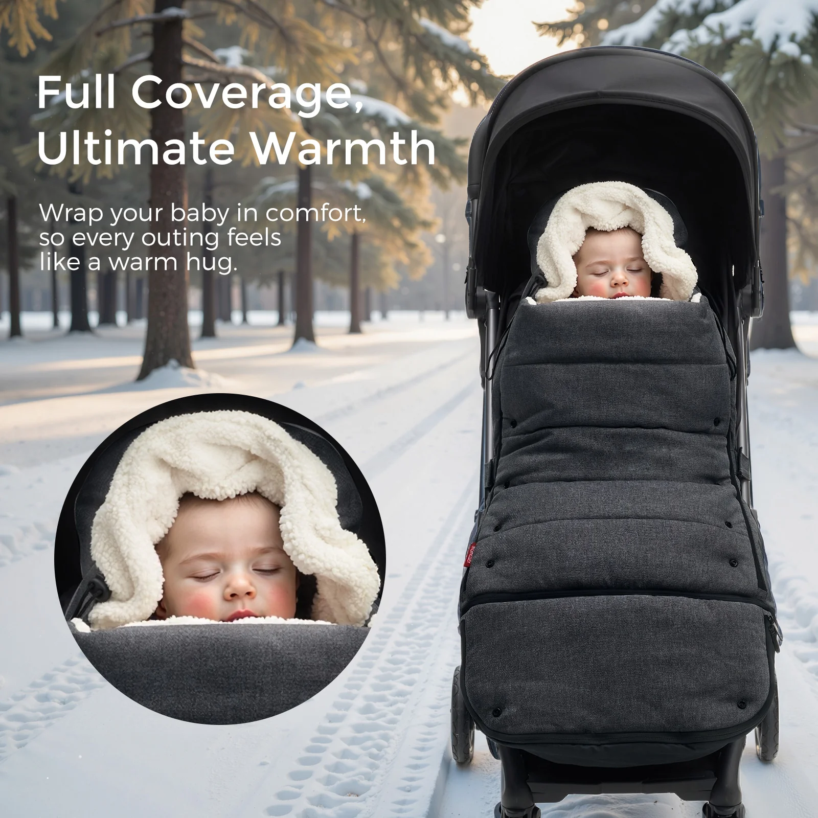 Momcozy Universal Stroller Footmuff - Image 2