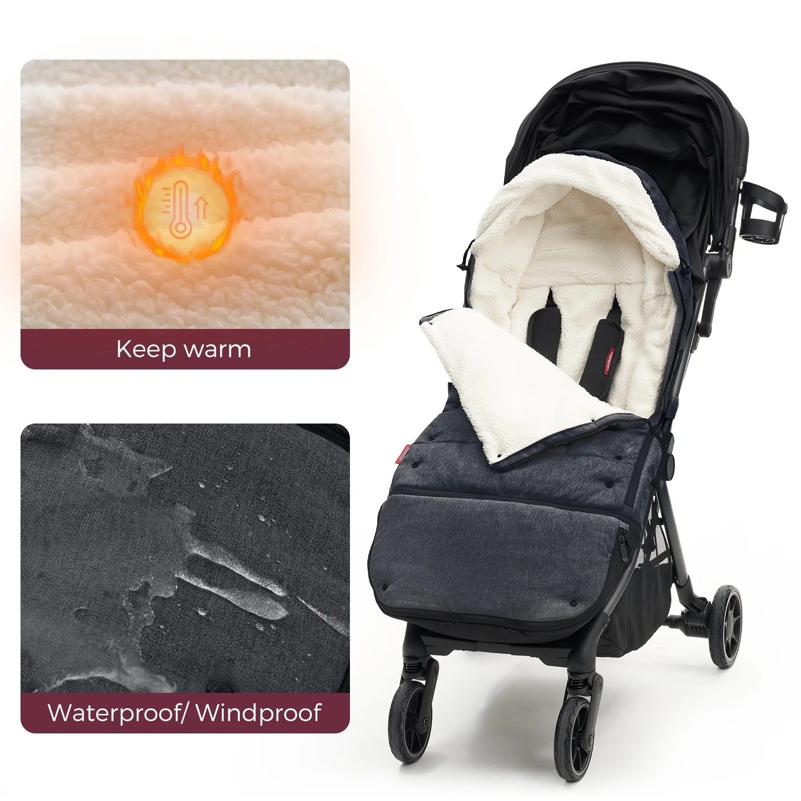 Momcozy Universal Stroller Footmuff - Image 4