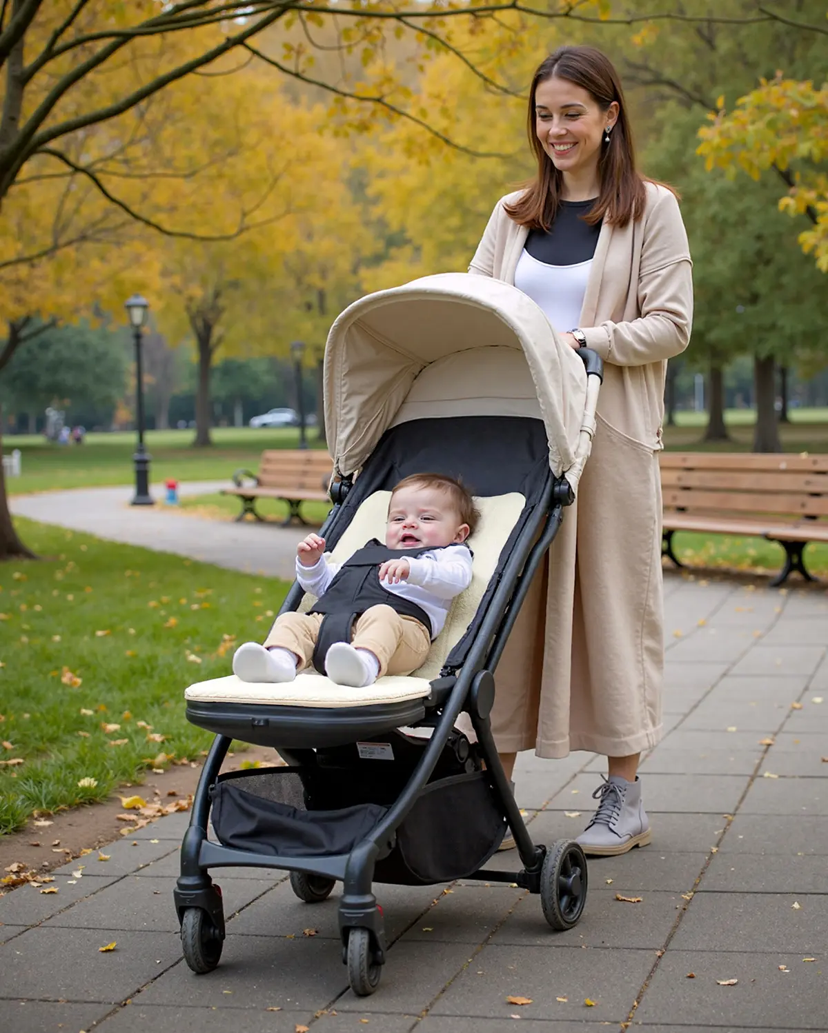 Momcozy Winter Warm Stroller Seat Liners - Image 2