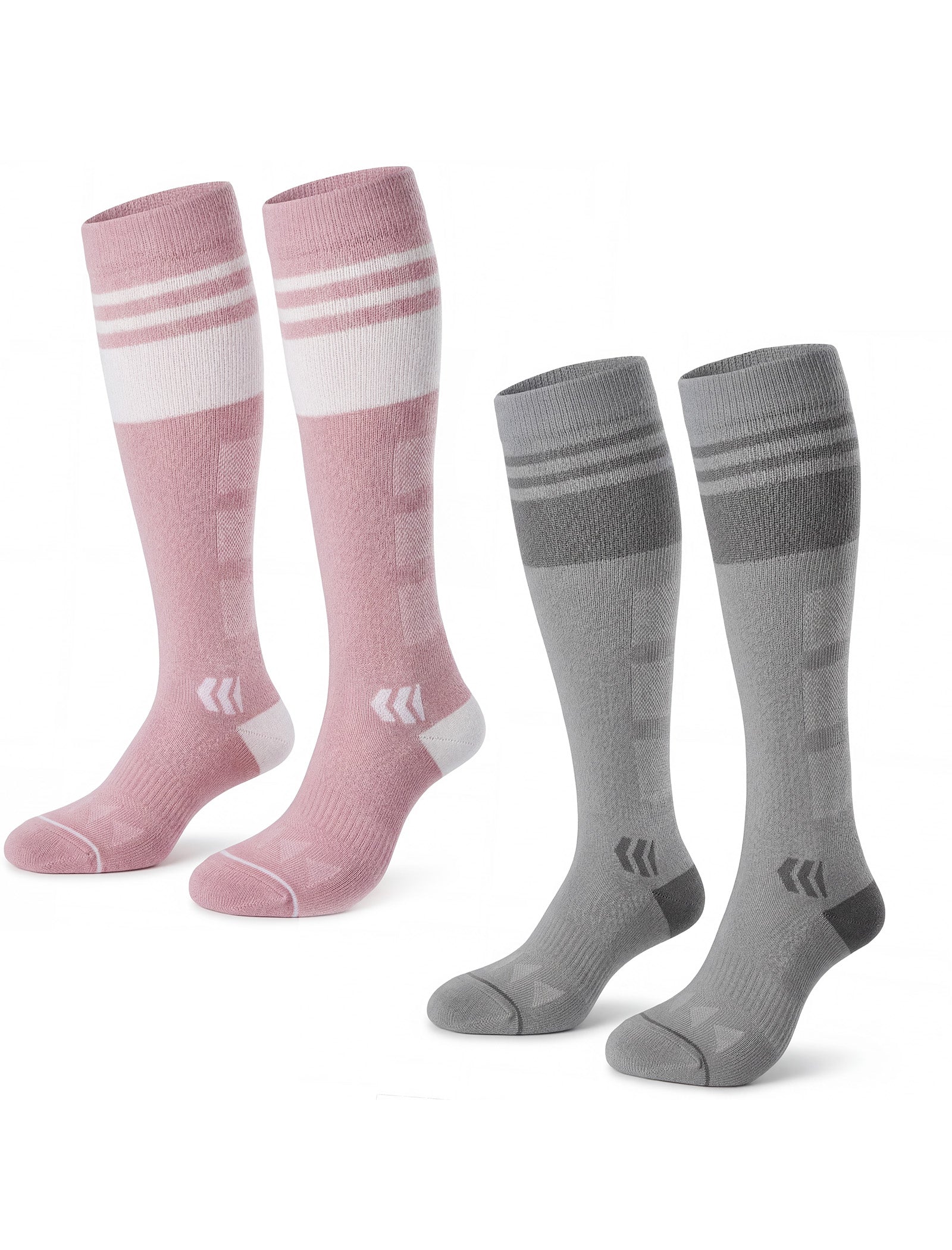 Momcozy Wide Calf Compression Socks 20-30mmHg for Sports 2 Pairs - Image 2
